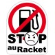 stop au raket 567 autocollant adhésif sticker