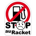 stop au raket 567 autocollant adhésif sticker