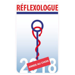 Reflexologue annee choix 371 autocollant adhésif sticker