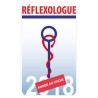 Reflexologue caducée année choix 371 autocollant adhésif sticker