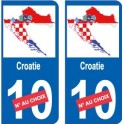 66 Cerdanya sticker aufkleber platte