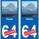 66 Cerdanya sticker sticker plate