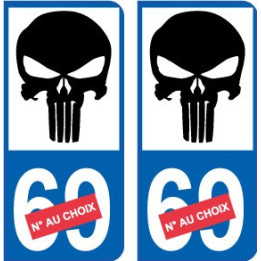 64 Pau logotipo de la etiqueta engomada de la placa de registro de la ciudad