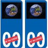 66 Cerdanya sticker adesivo piastra