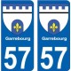 64 Pau sticker plate registration city