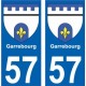 64 Pau sticker plate registration city