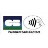 CB paiement sans contact logo 2584 autocollant adhésif sticker