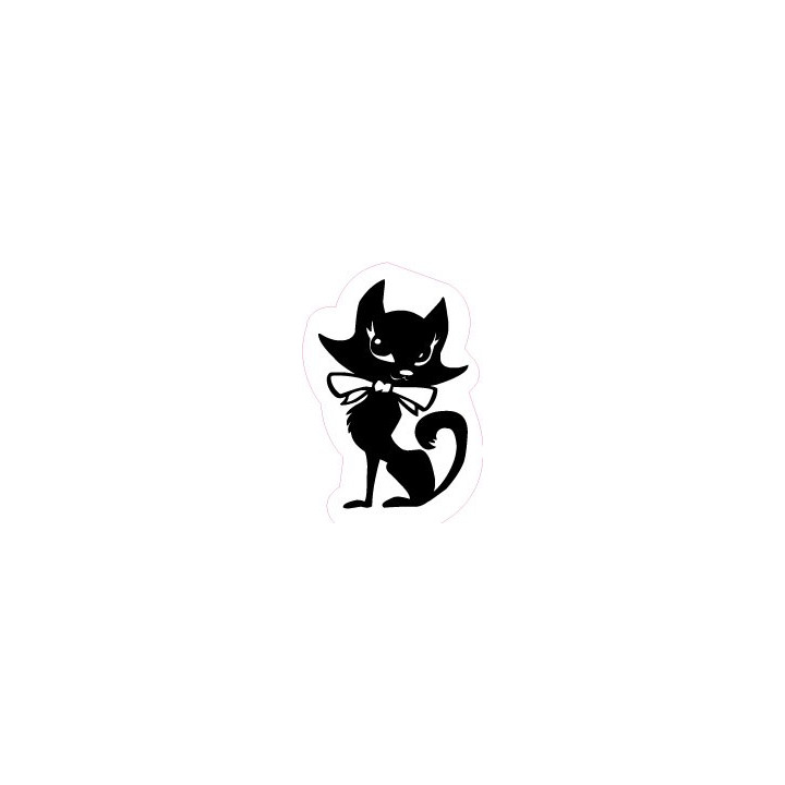 Cat chat 6356 autocollant adhésif sticker