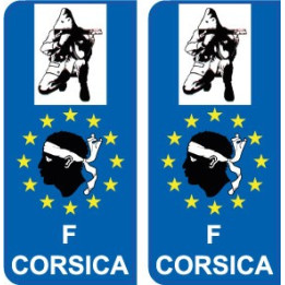 Combattant F Europe ville sticker autocollant plaque immatriculation auto
