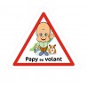 Papy au volant 9642 autocollant adhésif sticker
