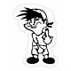 badboy mauvais garçon 4937 autocollant adhésif sticker