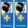 64 Pau adesivo piastra di registrazione city