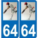 66 Cerdanya sticker aufkleber platte