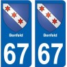 64 Pau placa etiqueta de registro de la ciudad