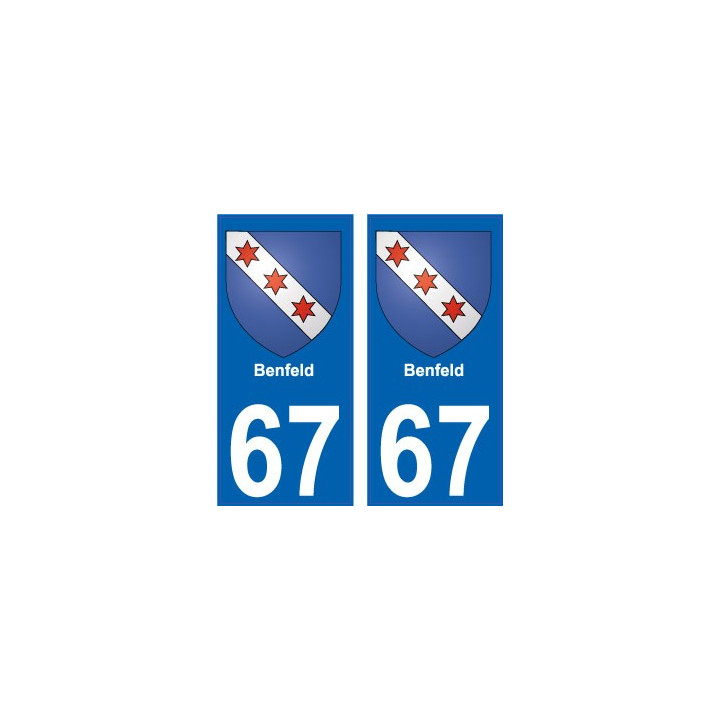 64 Pau-aufkleber plakette ez stadt