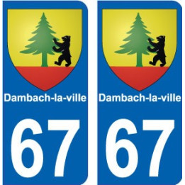 64 Pau sticker plate registration city