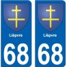 64 Pau placa etiqueta de registro de la ciudad