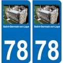 66 Cerdanya sticker adesivo piastra