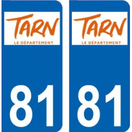 64 Pau logotipo de la etiqueta engomada de la placa de registro de la ciudad