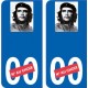 66 Cerdanya sticker aufkleber platte