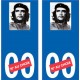 66 Cerdanya sticker adesivo piastra