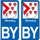 64 Pau sticker plate registration city
