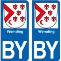 64 Pau sticker plate registration city