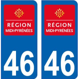 66 Cerdanya sticker sticker plate