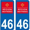 66 Cerdanya de la etiqueta engomada de la etiqueta engomada de la placa