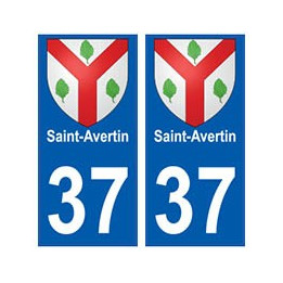 37 Saint-Avertin blason autocollant plaque stickers ville