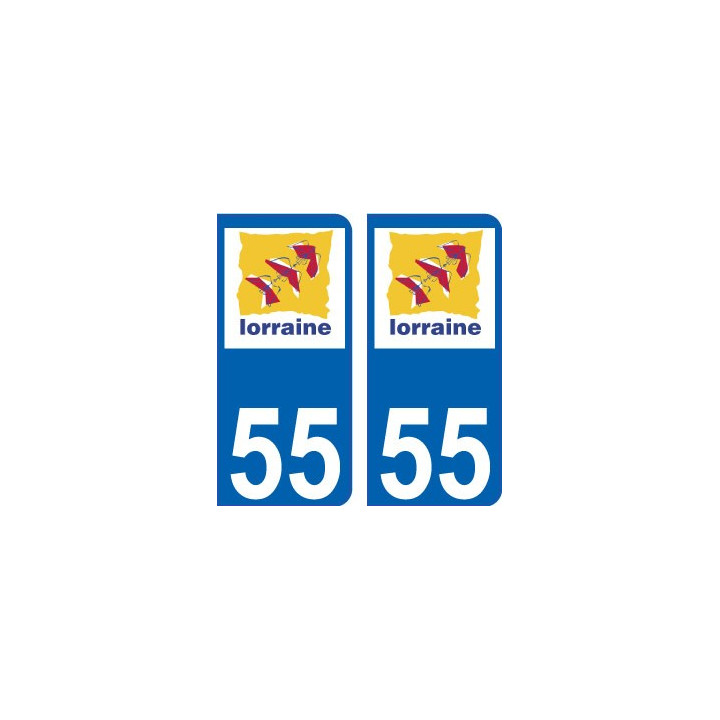 64 Pau logo sticker plate registration city
