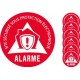 logotipo de groland etiqueta engomada de la etiqueta engomada adhesiva GRD