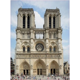 Notre Dame de Paris logo 7654 autocollant adhésif sticker