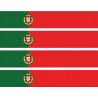 x4 brassard drapeau Portugal logo 974 autocollant adhésif sticker