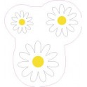 Flower fleur logo 4538 autocollant adhésif sticker