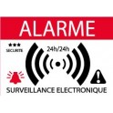 alarme surveillance électronique 3450 autocollant adhésif sticker