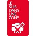 je suis dans la zone autocollant adhésif sticker