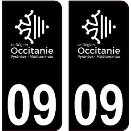 64 Pau logo sticker plate registration city