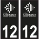 64 Pau logo adesivo piastra di registrazione city