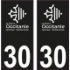64 Pau logo adesivo piastra di registrazione city