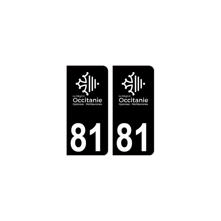64 Pau logotipo de la etiqueta engomada de la placa de registro de la ciudad