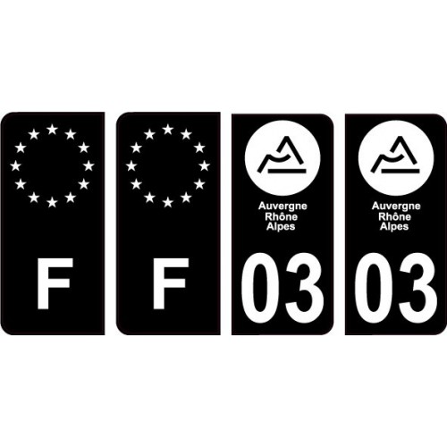 64 Pau logo adesivo piastra di registrazione city