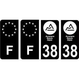 64 Pau logotipo de la etiqueta engomada de la placa de registro de la ciudad