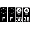 64 Pau logo adesivo piastra di registrazione city