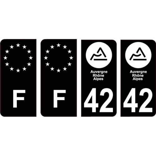 64 Pau logo adesivo piastra di registrazione city