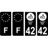64 Pau logo adesivo piastra di registrazione city