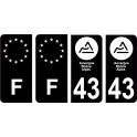 64 Pau-logo aufkleber plakette ez stadt