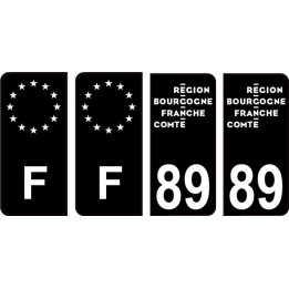 64 Pau logo sticker plate registration city
