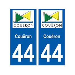 44 Couëron blason autocollant plaque stickers ville