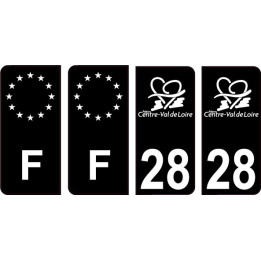 64 Pau logo sticker plate registration city